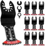 Arc Edge Oscillating Saw Blades Japanese Teeth - Multi Oscillating Tool Blades Kits for Wood/Plastic -Efficient Cutting Oscillating Blades for Dewalt Ryobi Milwaukee (10pcs) by Vypart