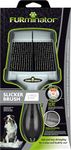 FURminator Slicker Brush Size L Soft - Large Brush with Soft Bristles for Dogs and Cats with Silky or Wire Fur