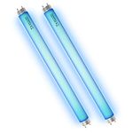 2 Pack 10W Fly Killer Replacement Bulbs BL T8 UV Light Bulb Tubes for 20W Electric Insect Killer/Fly Zapper/Bug Zapper/Mosquito Killer