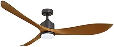 Parrot Uncle Ceiling Fans with Lights and Remote 66 Inch Modern Ceiling Fan with Light Large Outdoor Ceiling fans for Covered Patios with LED Light