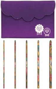KnitPro Symfonie Single-Ended Crochet Hook Set | 5 Sizes (3.5mm to 8mm)