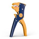 VCELINK Automatic Quick Strip Wire Stripper and Cutter, Professional 2-in-1 Adjustable Stripping Tool for 14-24 AWG Electrical Cables