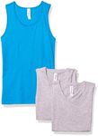 Marky G Apparel Girls' Fine Jersey Tank Top (Pack of 3)