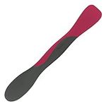 Tovolo Tool for Kitchen Meal Prep to Scoop Spread Slice and Scrape - Charcoal & Viva Magenta, Small