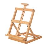 MEEDEN Heavy-Duty H-Frame Tabletop Easel- Adjustable Wooden Studio Desktop Easel for Painting - Holds Canvas Art up to 23" High, for Artists & Beginners