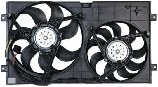 TYC 621000 Vollkswagen Beetle Replacement Radiator/Condenser Cooling Fan Assembly