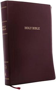 KJV Holy Bible: Super Giant Print with 43,000 Cross References, Burgundy Leather-look, Red Letter, Comfort Print: King James Version: Holy Bible, King James Version