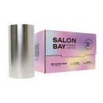 SALON BAY 12cm x 100m Hair Foils for Highlighting - Premium Hairdressing Foil with Metal Cutter, Extra Wide Highlighting Foil for Hair Colouring and Balayage - Extra Thick