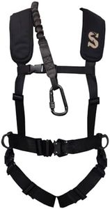Summit Treestands Men's Sport Safety Harness, Medium, Black