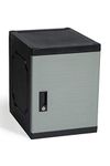 Jink Kids Locker, 19", Lockable/Stackable Storage Locker Box, Great for Home, School & Office (Gray)