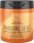 Charles Worthington Moisture Seal Intensive Oil Rescue Nourishing and Moisturising Hair Masque For Dry Hair, Treatment for Frizzy Hair, 160 ml