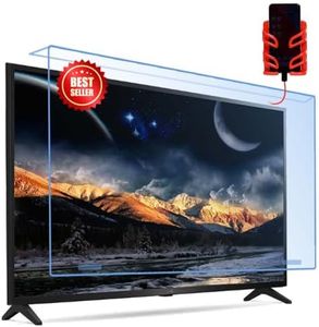 WOXPRO 55 inch LED/LCD TV SCREEN PROTECTOR/GUARD FOR LED/LCD/PLASMA TV [Non Breakable Tempered Fiber Glass Guard]- 100% Crystal Clear Transparent Led Tv Screen Protector/Guard tempered Glass