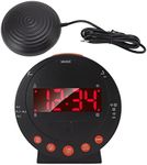 Alarm Clock 110 Decibels Red Flashi