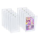 Mcbazel 10Pcs 35pt Magnetic Card Holder Collectible Card Case Protector Magnetic Trading Card Case Card Protector Case for Trading Cards, MTG Cards, Sport Cards, Basketball Card Holder