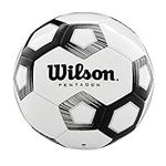 Wilson Pentagon Soccer Ball, White/