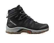 SALOMON Men's Quest Winter GTX Low Rise Hiking Boots, Black Phantom Black Vapor Blue, 11 UK
