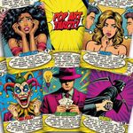 Pop Art Tarot Deck – 78 Tarot Cards with Meanings on Them – Magnetic Gift Box – 400 GSM Premium Cardstock – Easy Shuffle – Beginner Guidebook Included – Modern Illustrated Deck