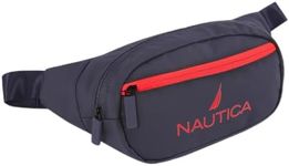 Nautica Fanny Pack, Navy Red, One Size, Nautica Fanny Pack