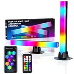 LED Light Bars, Multicolor LED Lights Bars With APP & Remote Control, RGB Color Changing for Gaming and TV Backlight, Music Sync Dynamic Modes for Room, Monitor, Desk, Ambient Lighting Decoration