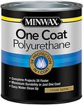 Minwax 356050000 One Coat Polyurethane, Quart, Satin