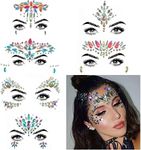 Face gems,6 Sets Rhinestone Mermaid