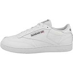 Reebok Men's Club C 85 Sneaker, Ftwr White Ftwr White Core Black, 10 UK