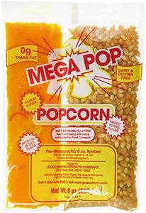 Gold Medal Popcorn Kit Coconut, 8oz kit for 6 Oz popper, 36 count