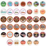 40-Count Flavored Coffee Single Serve Cups for Keurig K Cup Brewers Variety Pack Sampler