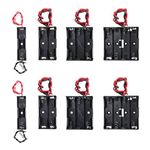 AEDIKO 8pcs AA Battery Holder 2pcs Single AA Battery Holder 2pcs 2x 1.5V 2 AA Battery Holder 2pcs 3 AA Battery Holder with Wires 2pcs 4x 1.5V 4 AA Battery Holder