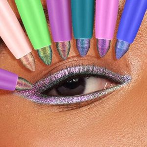 COSASTYA Chameleon Eyeliner Pencil Set 6 Pack - Color Shifting Multichrome Eyeshadow Stick, Metallic Glitter Holographic Gel Eye Liner, Waterproof Long Lasting Smudge Proof Eye Makeup for Women