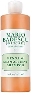 Mario Badescu Henna & Seamollient Hair Shampoo for Men & Women - Moisturizing Shampoo with Seaweed, Glycerin and Lemongrass Extracts - Adds Volume and Enhances Hair Tone & Natural Highlights, 16 Fl Oz