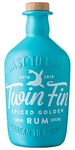 Twin Fin Spiced Golden Rum | Caribbean Rum Spiced in Cornwall | Smooth Vanilla, Exotic Citrus & A Light Smokiness | Pair with Ginger Beer & Lime Wedges | Epic Mojitos | 38% vol | 70cl