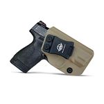 M&P Shield Holster IWB Kydex For Smith & Wesson M&P Shield 2.0 9mm 40 S&W Pistol Case Concealed Carry - Inside Waistband Carry Concealed Holster M&P Shield 9mm 40 Gun Accessories (Tan, Right Hand)