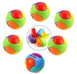 Laxmi Collection 1 PCS Puzzle Ball Money Piggy Bank Intellectual Educational Jigsaw Toys Birthday Return Gift for Kids Boys Girls in Bulk Multi-Color (Pack of 1)