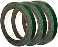 TIAMALL 3 Rolls Waterproof Floral Tape Flower Tape for Bouquet Stem Wrapping and Floral Crafts(1/2" Wide,Dark Green)