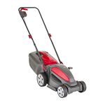 Mountfield Electress 34 Lawnmower, 34 cm Cutting Width, Electric, Up to 250 m², Includes 35 Litre Grass Collector