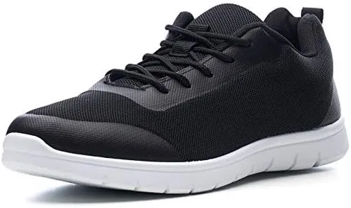 Alpine Swiss Bolt Mens Mesh Sneakers Lightweight Casual Lace Up Tennis Shoes Black
