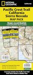 Pacific Crest Trail: California Sierra Nevada [map Pack Bundle] (National Geographic Trails Illustrated Map)