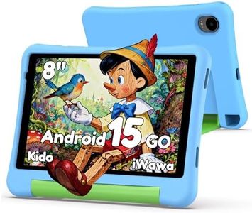 ALLDOCUBE KIDO Kinder Tablet 8 Zoll Android 15 Go, 32GB ROM + 512GB TF-Karte, Kindersicherung, iWawa, 5G WLAN, Unisoc T310, 5000mAh, 2 Lautsprecher, 3,5mm Buchse, Kinder Tablet mit Schutzhülle – Blau