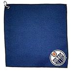 Team Golf NHL Edmonton Oilers Microfiber Golf Towel, 15x15 (Multicolor)