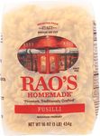 Rao's Homemade Fusilli Pasta, Non-GMO, 16 Oz (Pack of 6)