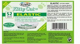 Alfapet Litter Box Elastic Liners 52 Pack-For Extra-Giant, jumbo, super-jumbo Size litter Pans- With Sta-Put Technology for Firm, Easy Fit- Quick + Clever Waste Cleaners