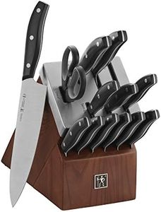 HENCKELS Definition Self-Sharpening Knife Block Set, 14-pc, Black/Stainless Steel