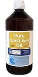 1000ml Cod Liver Oil for Animals & Dogs - Veterinary Feed Grade Liquid 1 Litre