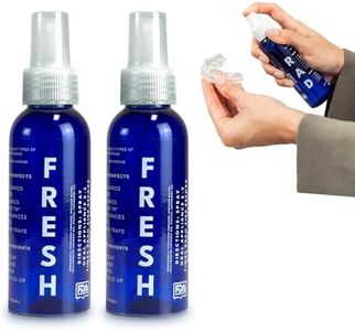 RAD FRESH – Natural Mouth Guard Cleaner with Food-Grade Hydrogen Peroxide, Easy-to-Use, No-Rinse Formula for Retainers, Aligners, Dentures & More – 2 Pack, 3.4 oz