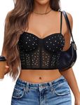 Avidlove Corset Tops for Women Bralettes Push Up Camisole Bustier lingerie Y2K Sexy Going Out Party Club Top