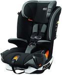 Chicco MyFit Harness + Booster Car Seat, 5-Point Harness and High Back Seat, For children 25-100 lbs. - Notte/Black & Grey