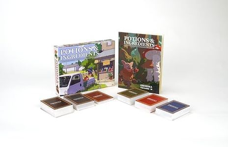 Obojima Potions & Ingredients Deck Box Tabletop Accessory with Illustrated Cards Supporting Potion Effects, Resource Tracking, Immersive Sessions