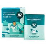 Third Wave Coffee Roasters , Easy Coffee Bags, Medium Roast, Just Add Hot Water, 100% Arabica Coffee (Baarbara Estate, 10 Coffee Bags), Ground