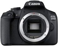 Canon EOS 2000D DSLR Camera Body - Black